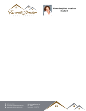 Stationery Design by chandrayaan.creative for Favorite Broker Real Estate | Design: #17217311