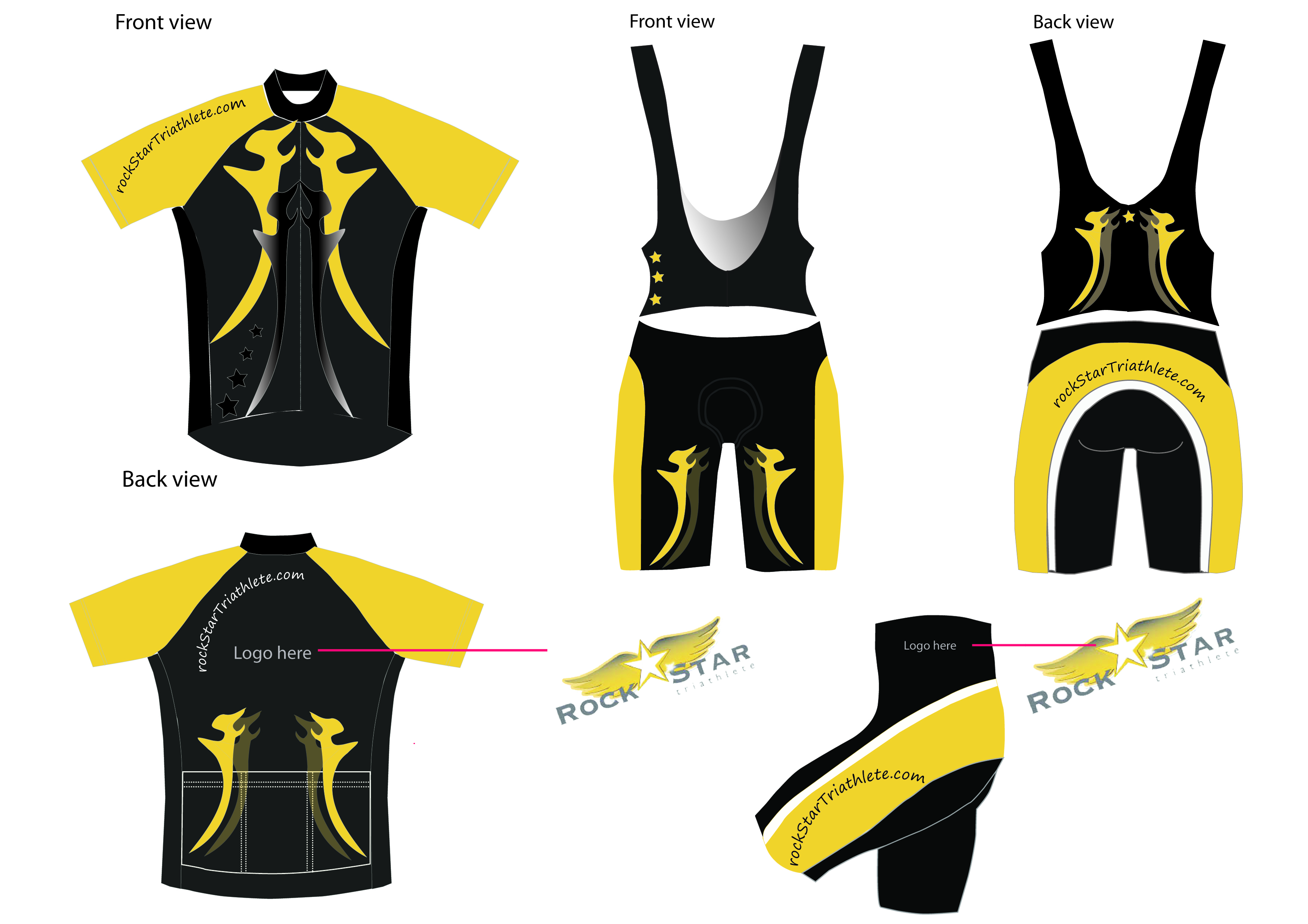 T-shirt Design by GooglePLEX for Rock Star Triathlete | Design #45713