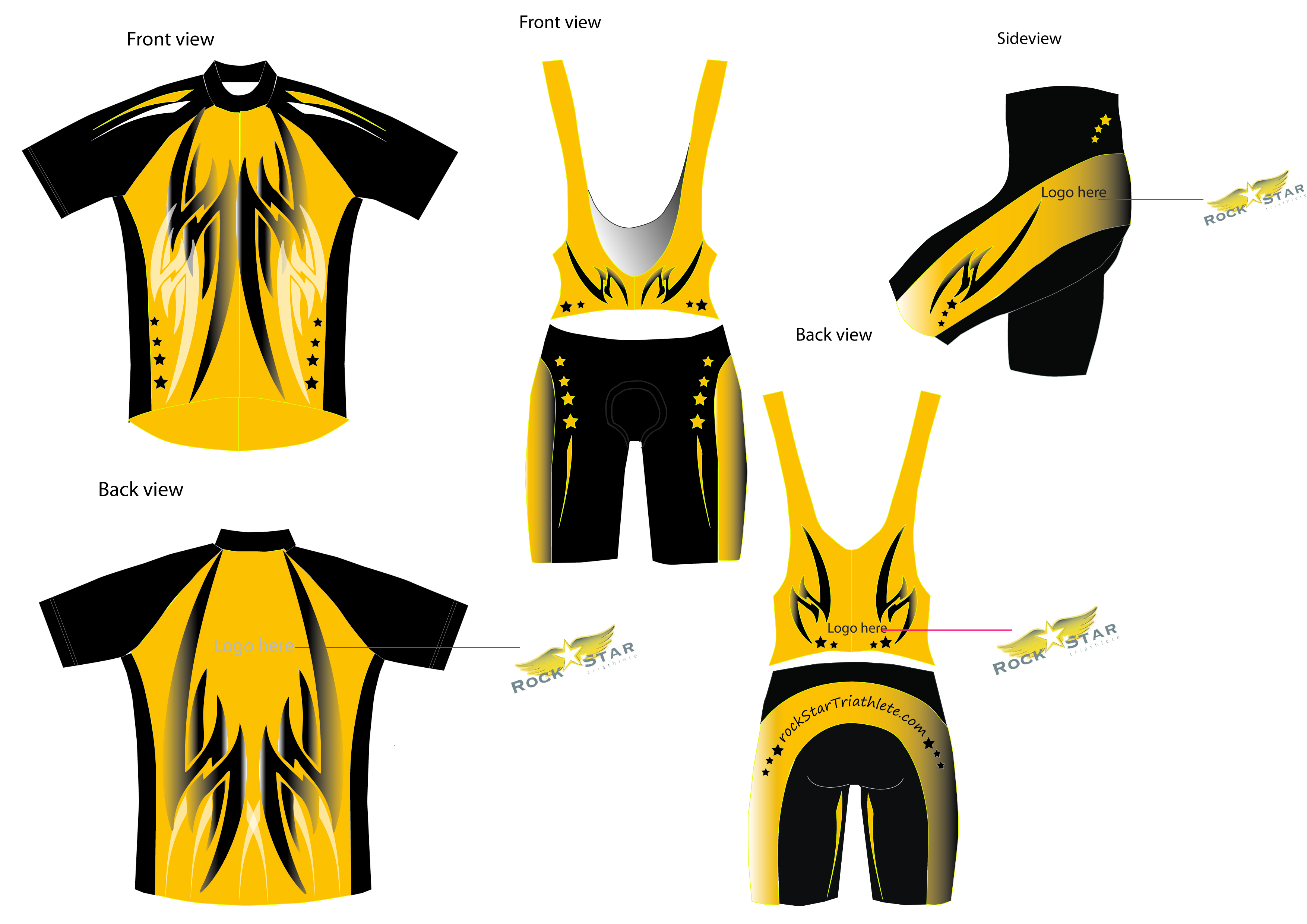 T-shirt Design by GooglePLEX for Rock Star Triathlete | Design: #48107