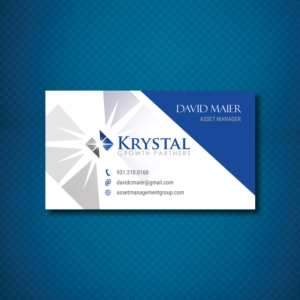 Business Card Design by uk for Krystal Growth Partners Ltd. | Design: #17131068