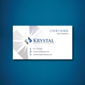 Business Card Design by uk for Krystal Growth Partners Ltd. | Design: #17131069