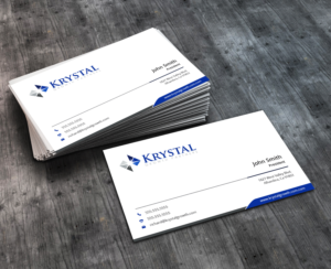 Business Card Design by AbyJohns for Krystal Growth Partners Ltd. | Design: #17132224