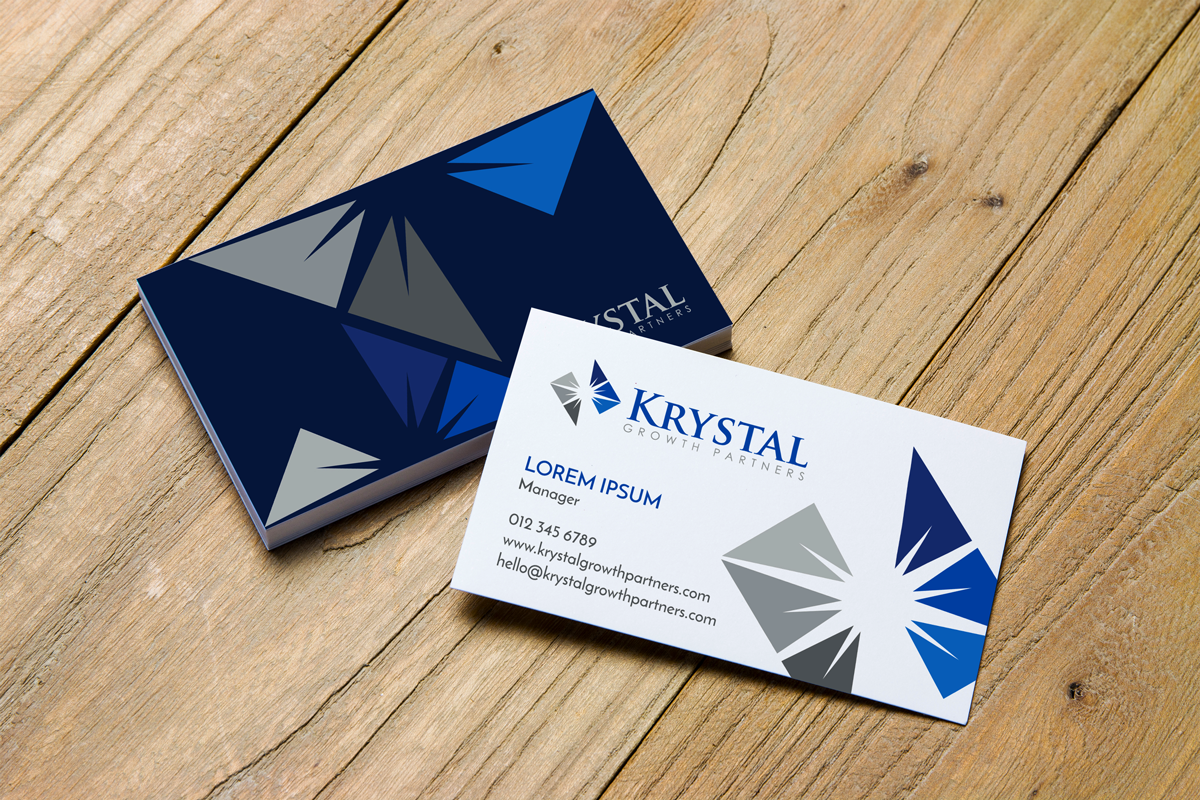 Business Card Design by JK18 for Krystal Growth Partners Ltd. | Design #17130478