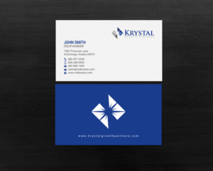 Business Card Design by chandrayaan.creative for Krystal Growth Partners Ltd. | Design: #17133435