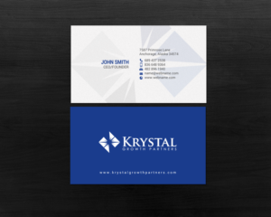 Business Card Design by chandrayaan.creative for Krystal Growth Partners Ltd. | Design: #17133452