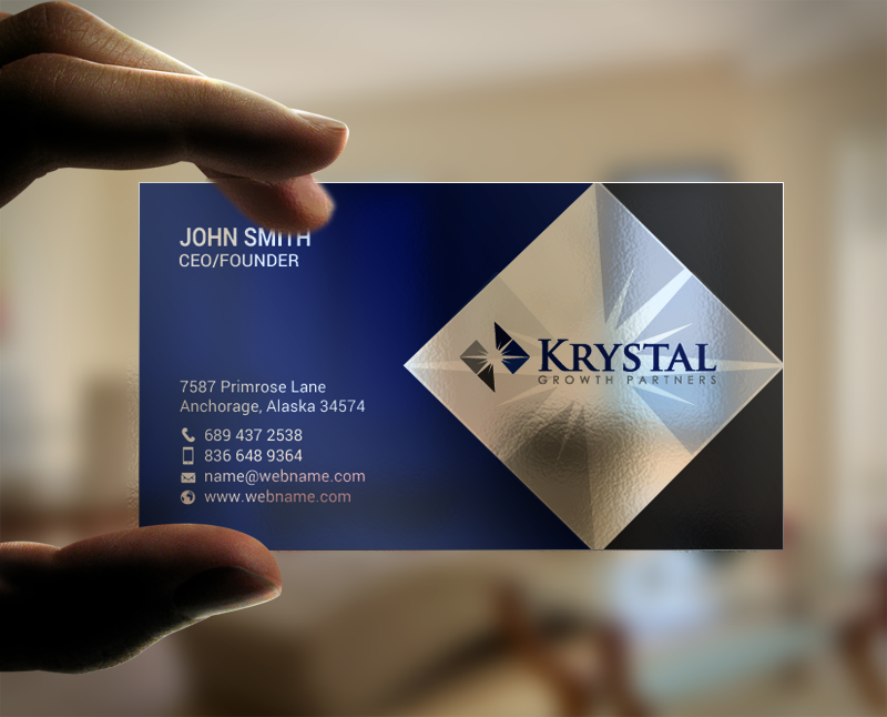 Business Card Design by chandrayaan.creative for Krystal Growth Partners Ltd. | Design #17133462