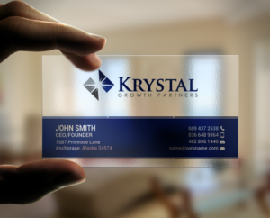 Business Card Design by chandrayaan.creative for Krystal Growth Partners Ltd. | Design: #17133725