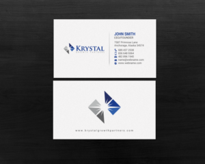 Business Card Design by chandrayaan.creative for Krystal Growth Partners Ltd. | Design: #17133880