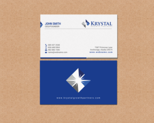 Business Card Design by chandrayaan.creative for Krystal Growth Partners Ltd. | Design: #17133881