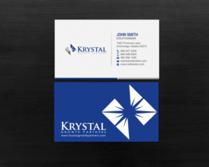 Business Card Design by chandrayaan.creative for Krystal Growth Partners Ltd. | Design: #17133882
