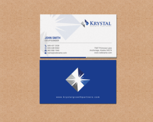 Business Card Design by chandrayaan.creative for Krystal Growth Partners Ltd. | Design: #17133884