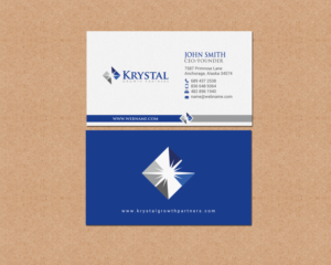 Business Card Design by chandrayaan.creative for Krystal Growth Partners Ltd. | Design: #17133886
