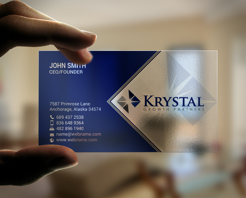 Business Card Design by chandrayaan.creative for Krystal Growth Partners Ltd. | Design #17133891