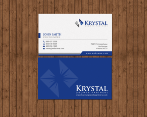 Business Card Design by chandrayaan.creative for Krystal Growth Partners Ltd. | Design: #17133898