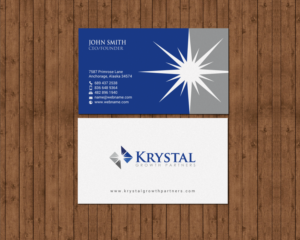 Business Card Design by chandrayaan.creative for Krystal Growth Partners Ltd. | Design: #17133899