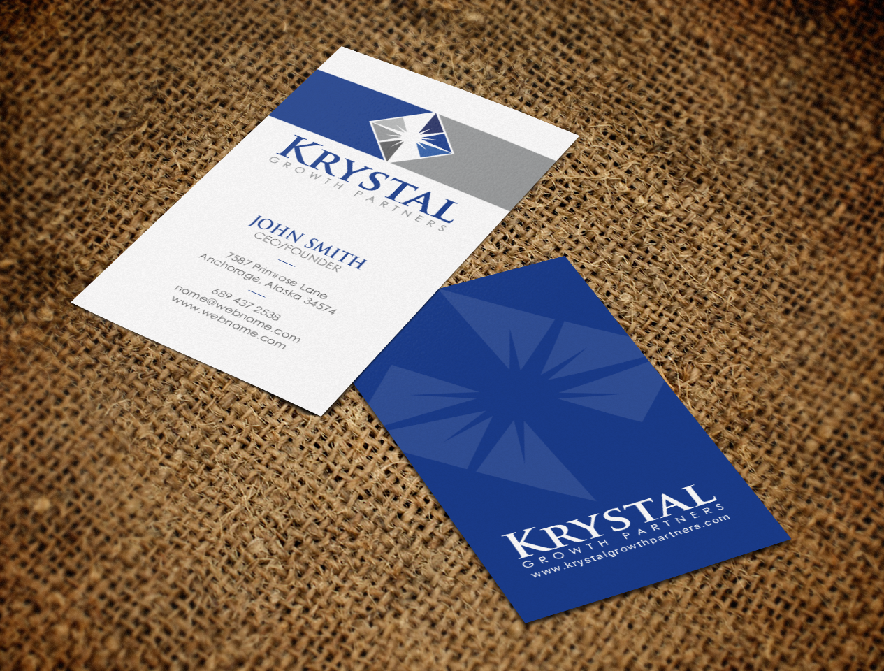 Business Card Design by chandrayaan.creative for Krystal Growth Partners Ltd. | Design #17134026