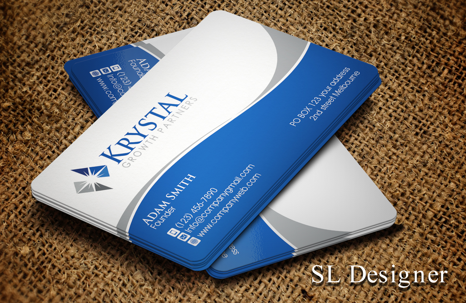 Business Card Design by SL Designer for Krystal Growth Partners Ltd. | Design #17133070