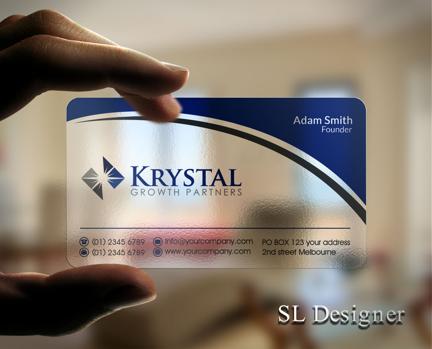 Business Card Design by SL Designer for Krystal Growth Partners Ltd. | Design #17133081