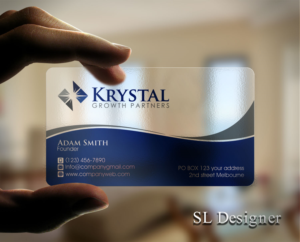 Business Card Design by SL Designer for Krystal Growth Partners Ltd. | Design: #17133085