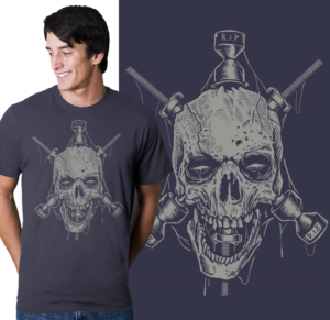 T-shirt Design by krizvector for 2 holers inc. | Design #17450896