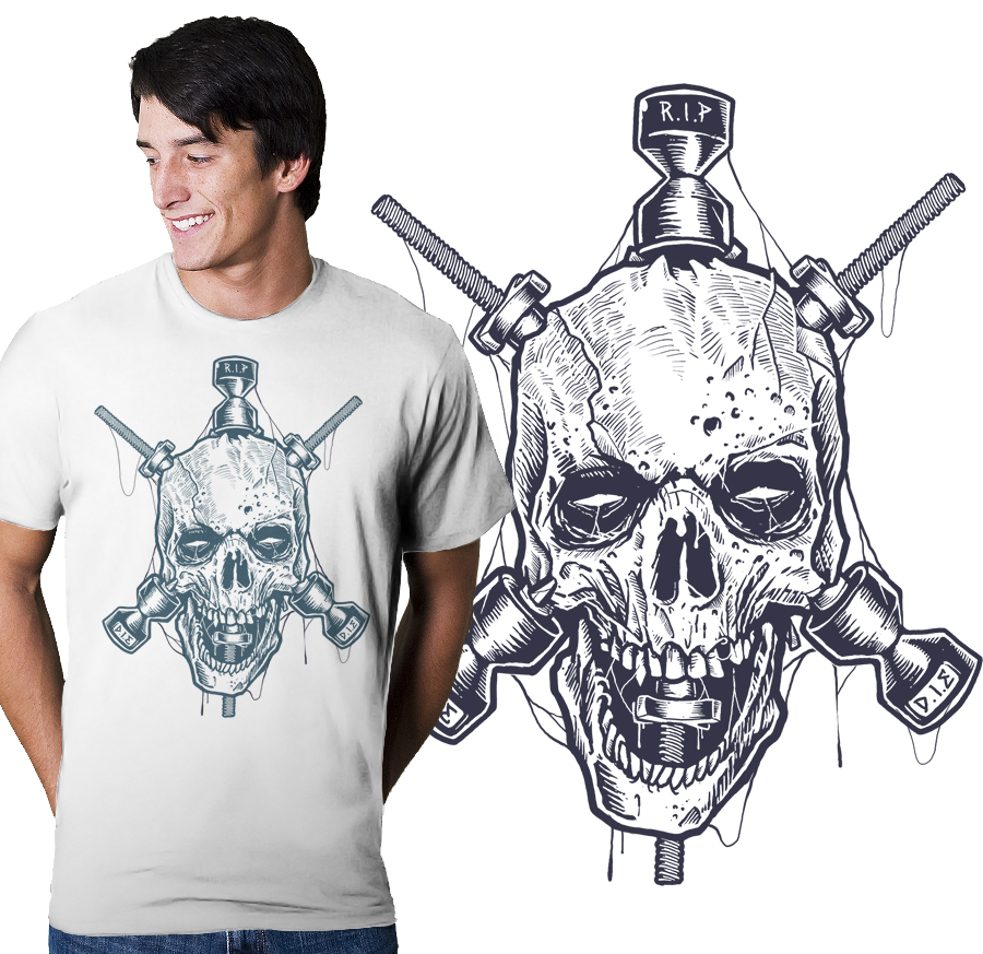 T-shirt Design by krizvector for 2 holers inc. | Design #17450898