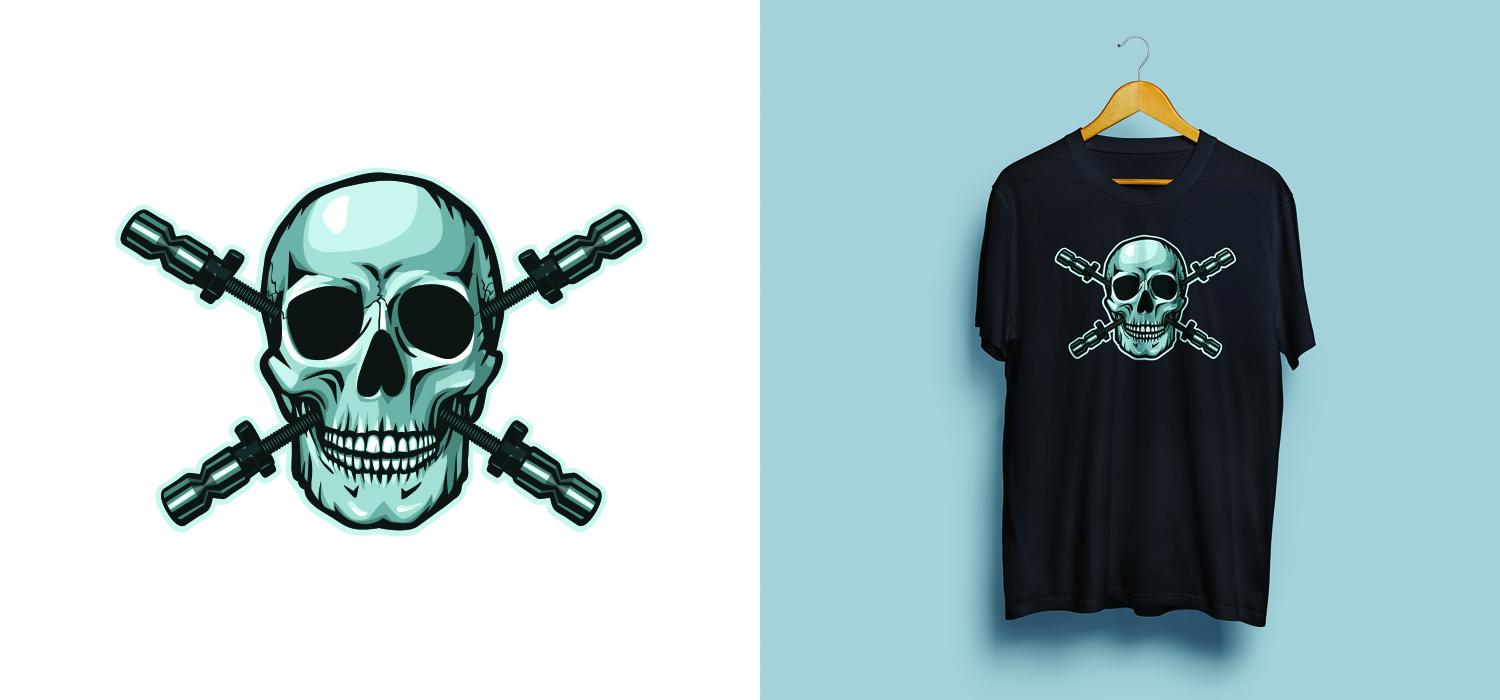 T-shirt Design by karika for 2 holers inc. | Design #17423159