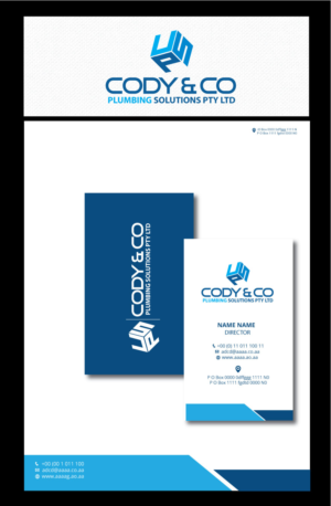 Logo Design by zebronicgraphic for Cody & Co Plumbing Solutions Pty Ltd | Design: #17768802