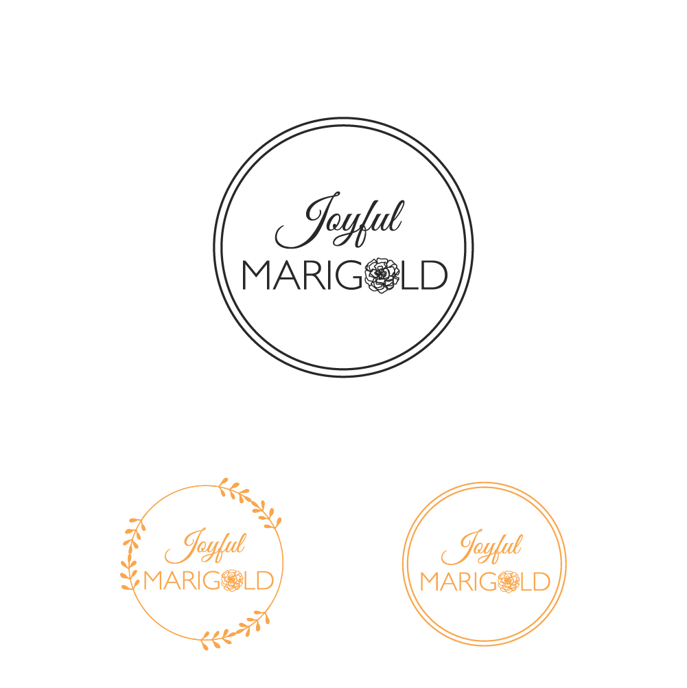 Logo Design by Wild Geek for Joyful Marigold | Design #17146071