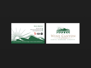 Business Card Design by Creations Box 2015 for Wine Canyon Tours | Design: #17157499