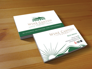 Business Card Design by Creations Box 2015 for Wine Canyon Tours | Design: #17157502