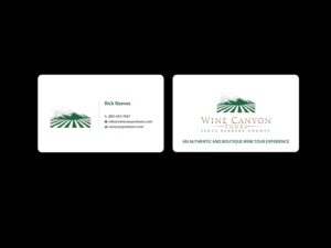 Business Card Design by Creations Box 2015 for Wine Canyon Tours | Design: #17157529