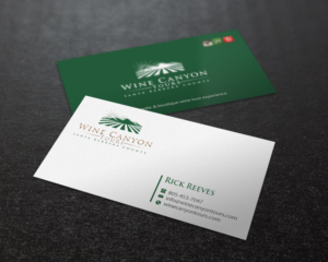 Business Card Design by Brand aid for Wine Canyon Tours | Design: #17142561
