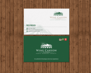 Business Card Design by Brand aid for Wine Canyon Tours | Design: #17142569