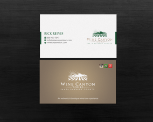 Business Card Design by Brand aid for Wine Canyon Tours | Design: #17142571