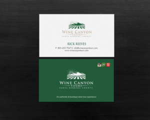 Business Card Design by Brand aid for Wine Canyon Tours | Design: #17142573