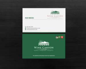 Business Card Design by chandrayaan.creative for Wine Canyon Tours | Design: #17141457