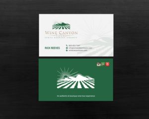 Business Card Design by chandrayaan.creative for Wine Canyon Tours | Design: #17141463