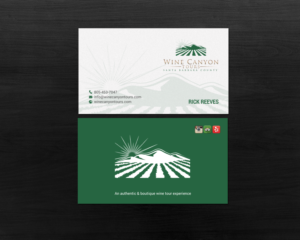 Business Card Design by chandrayaan.creative for Wine Canyon Tours | Design: #17141470
