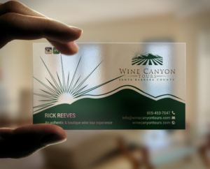 Business Card Design by chandrayaan.creative for Wine Canyon Tours | Design: #17141472