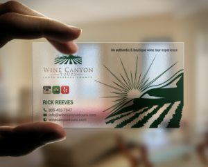 Business Card Design by chandrayaan.creative for Wine Canyon Tours | Design: #17141473