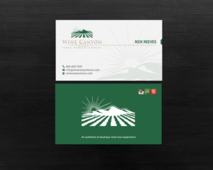 Business Card Design by chandrayaan.creative for Wine Canyon Tours | Design: #17141477