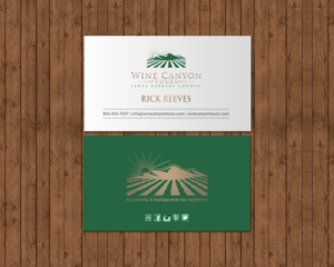 Business Card Design by chandrayaan.creative for Wine Canyon Tours | Design: #17142440