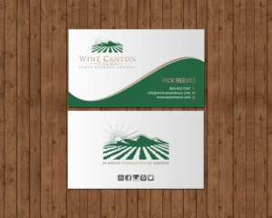 Business Card Design by chandrayaan.creative for Wine Canyon Tours | Design: #17142443