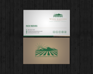 Business Card Design by chandrayaan.creative for Wine Canyon Tours | Design: #17161722