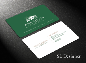 Business Card Design by SL Designer for Wine Canyon Tours | Design #17283471
