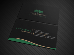 Business Card Design by Graphic Flame for Wine Canyon Tours | Design: #17153816