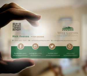 Business Card Design by Graphic Flame for Wine Canyon Tours | Design: #17160779