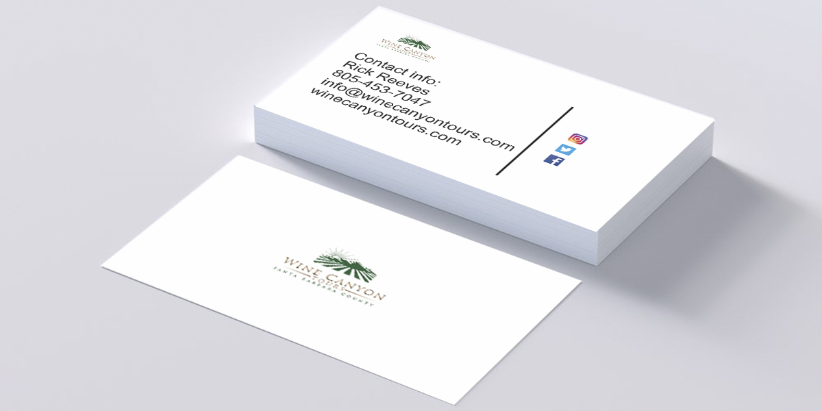 Business Card Design by dhianyudhy for Wine Canyon Tours | Design #17163562