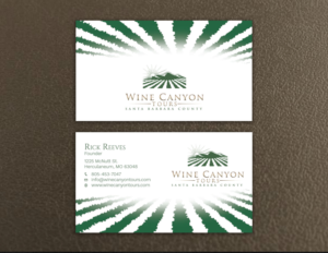 Business Card Design by Tripti Ranjan Gain for Wine Canyon Tours | Design: #17158310