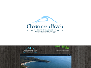 Chesterman Beach Bed and Breakfast, Private Suites and Cottage | Logo Design by ArtSamurai